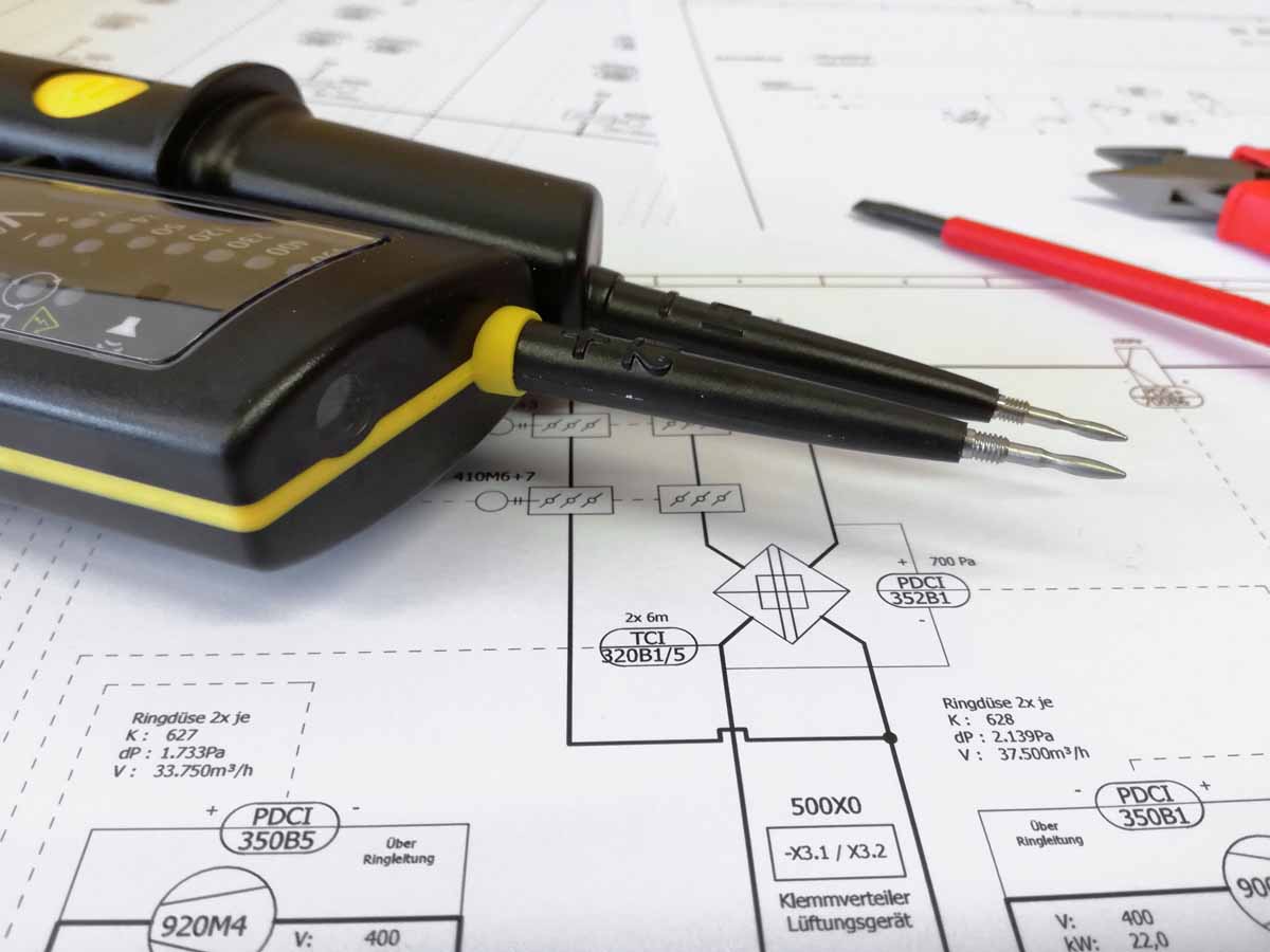 Water network engineering schematic used in WIRS accreditation support