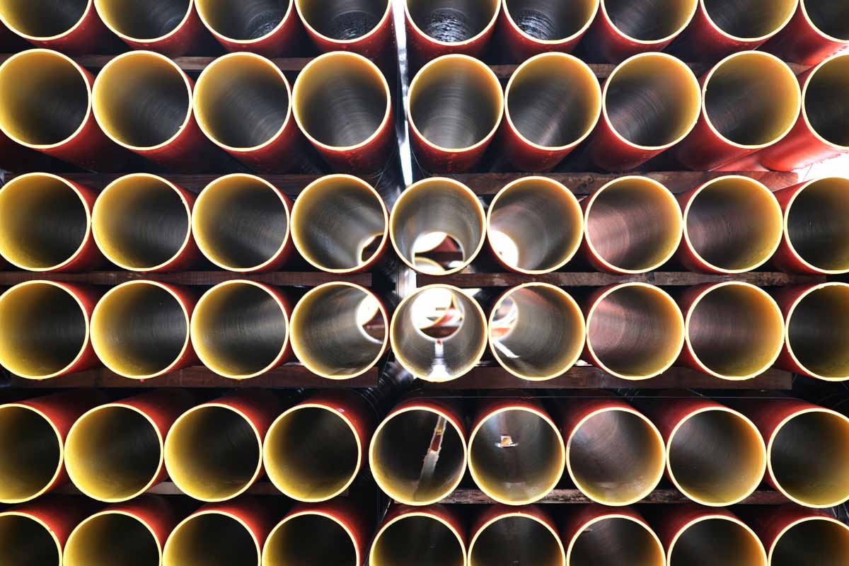 Underground gas distribution network pipes for utility asset management